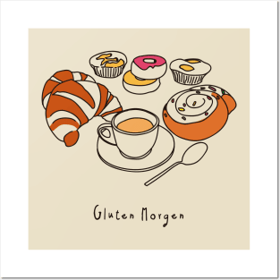 Gluten Morgen Posters and Art